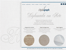 Tablet Screenshot of diplograph.com.br